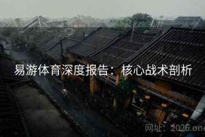 易游体育深度报告：核心战术剖析