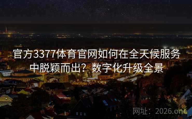 官方3377体育官网如何在全天候服务中脱颖而出?数字化升级全景 官方3377体育官网如何在全天候服务中脱颖而出?数字化升级全景