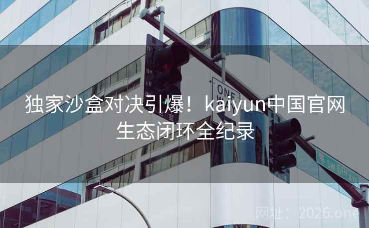 独家沙盒对决引爆！kaiyun中国官网生态闭环全纪录